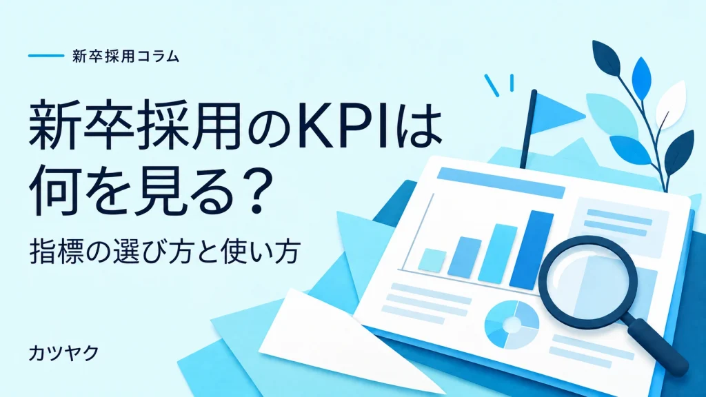 新卒採用のKPIは何を見る?指標の選び方と使い方